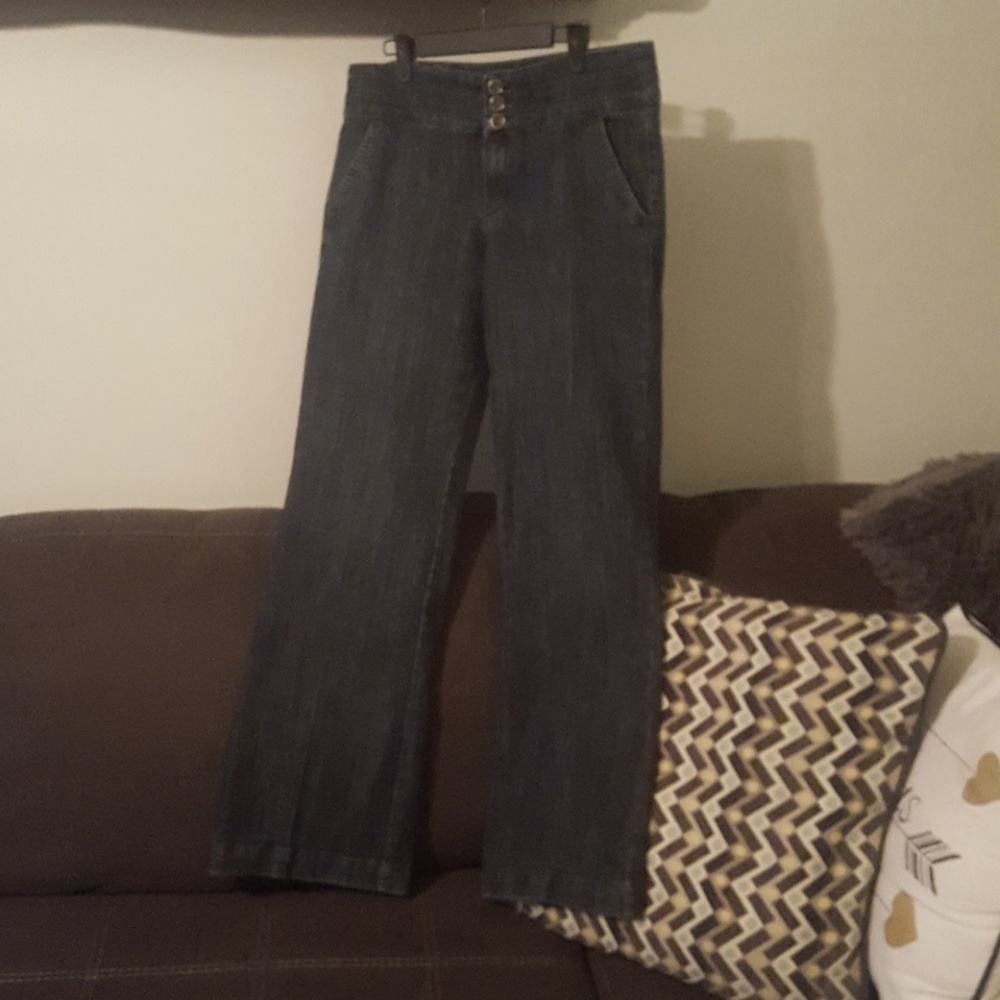 Dark wash dress jeans